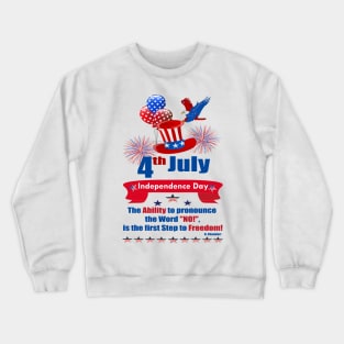 independence day Eagle Ability Crewneck Sweatshirt